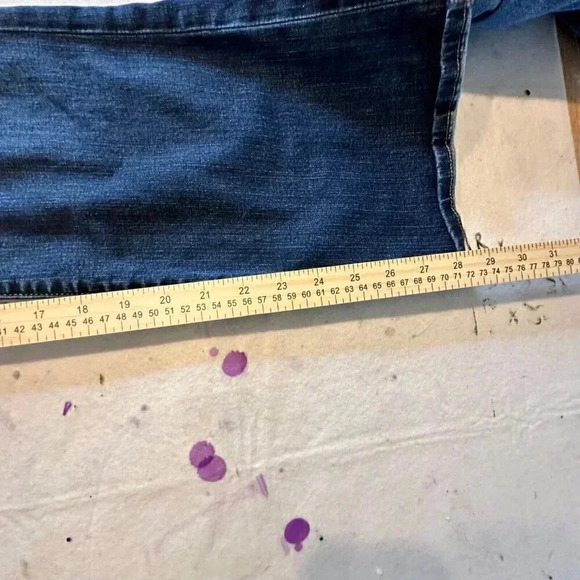 Lucky Brand Womens Sweet N Low Bootcut Ankle Jeans Sz 6 / 28 (31 x 30) Med Denim - Picture 14 of 14